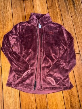The North Face Women's Plush Teddy Jacket - Burgundy